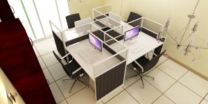 cluster of 4 square type